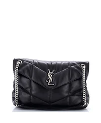 Pre-Owned Saint Laurent Loulou Puffer Shoulder Bag Quilted Leather