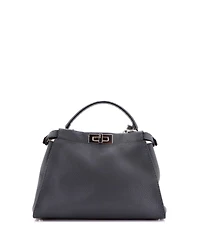 Pre-Owned Fendi Regular Selleria Peekaboo Bag Rigid Leather