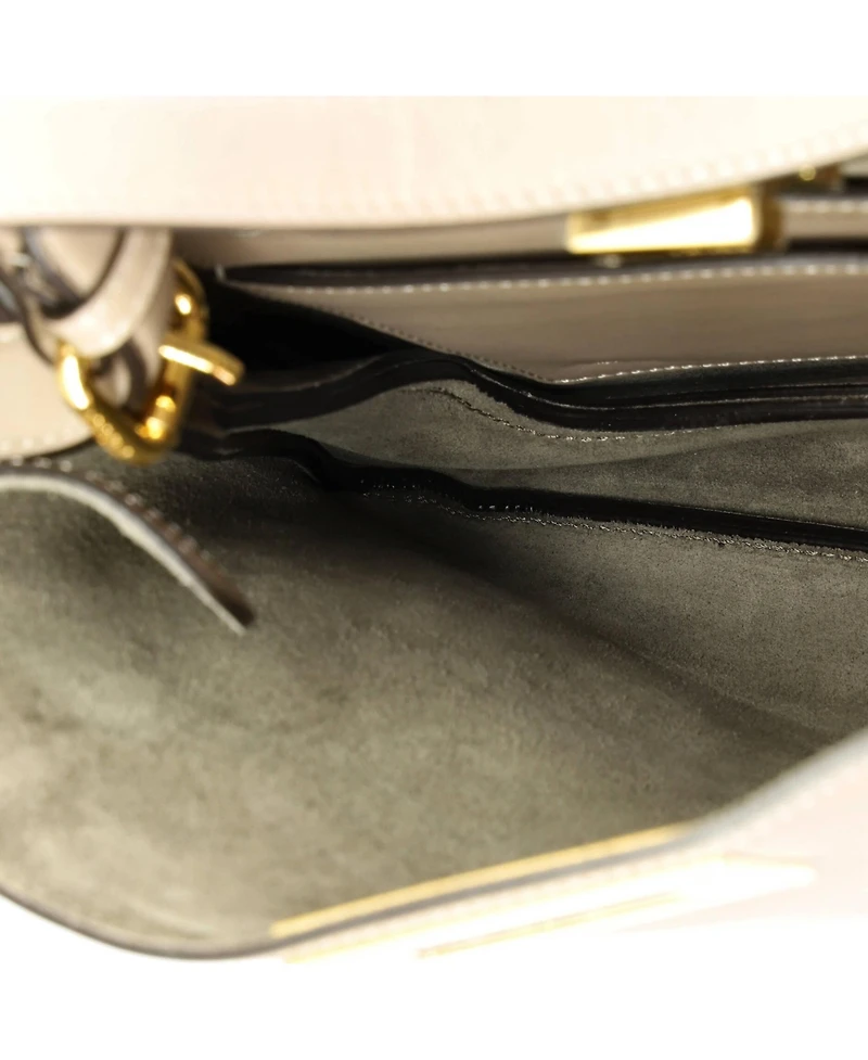 Pre-Owned Fendi Medium Soft Peekaboo ISeeU Bag Leather