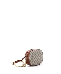 Pre-Owned Gucci Mini Chain Crossbody Bag Gg Coated Canvas