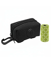 Aronkl 2 Pack Dog Poop Bag Holder Leash Dispenser 4 Rolls 80 Bags 600D Oxford