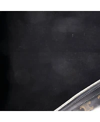 Pre-Owned Celine Large x David Weiss Voyage Duffle Bag Printed Triomphe Coated Canvas