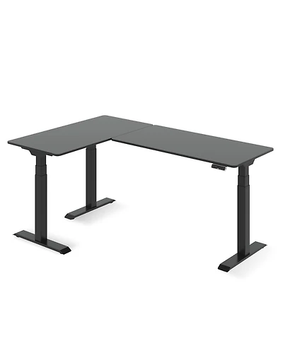 FlexiSpot 76"W L-Shaped Electric Height Adjustable Standing Desk
