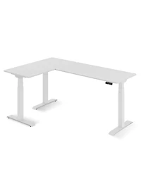 FlexiSpot 76"W L-Shaped Electric Height Adjustable Standing Desk