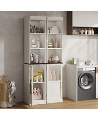 gaomon 70" Slim Tall Narrow Bathroom Storage Cabinet with Door and Adjustable Shelves, Freestanding