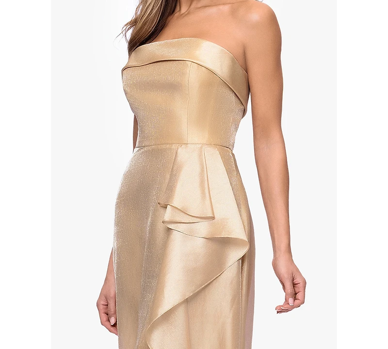 Xscape Women's Strapless Sleeveless Gown
