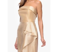 Xscape Women's Strapless Sleeveless Gown