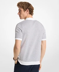Michael Kors Men's Johnny Collar Short-Sleeve Cotton Polo Shirt