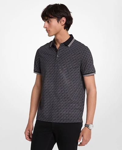 Michael Kors Men's Signature Greenwich Regular Fit Polo Shirt