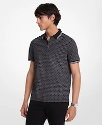 Michael Kors Men's Signature Greenwich Regular Fit Polo Shirt