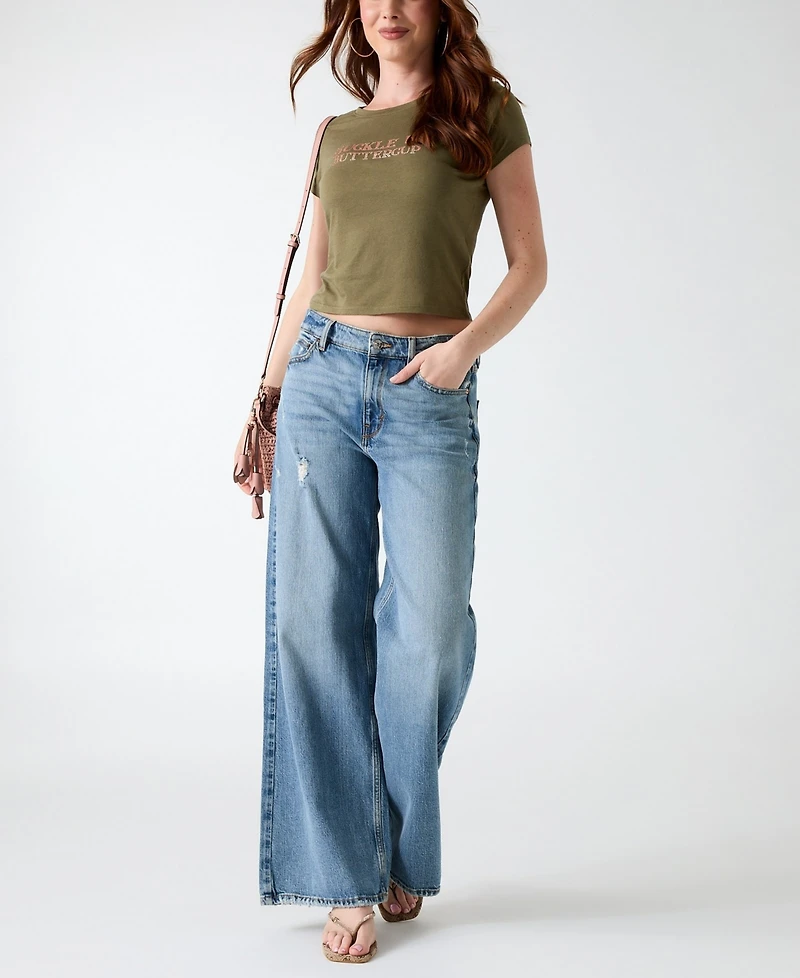 Guess Women's Short-Sleeve Crewneck T-Shirt