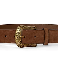 Lauren Ralph Suede Western Belt