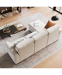 gaomon Modular Sectional Sofa-Cloud Sectional Couches- Couch Sectional with Large Storage and Ottoman for Living Room- l-Shape