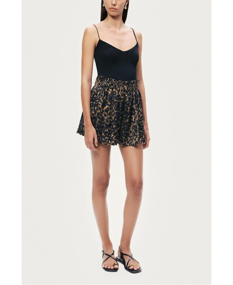 Nocturne Women's Printed Mini Shorts