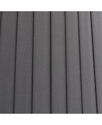 Springcrest 14" Top x 17" Bottom x 11" High x 11" Slant Lamp Shade Replacement Large Slate Empire Pleated Spider Harp Finial