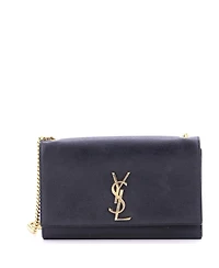 Pre-Owned Saint Laurent Medium Classic Monogram Crossbody Bag Grainy Leather