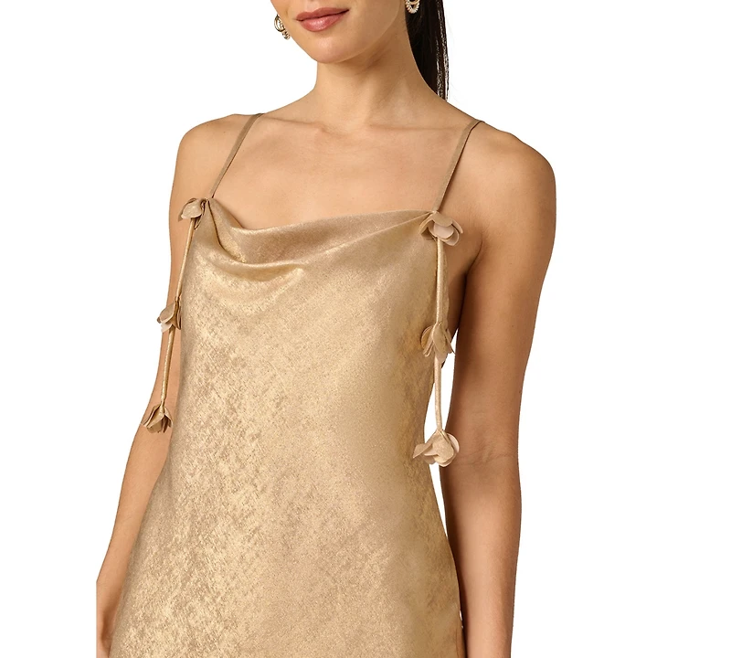 Adrianna Women's Cowl Neck Long Dress