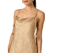 Adrianna Women's Cowl Neck Long Dress