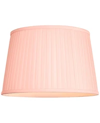 Springcrest 14" Top x 17" Bottom x 11" High x 11" Slant Lamp Shade Replacement Large Empire Pleated Spider Harp Finial