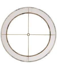 Springcrest Slant Print Lamp Shade Replacement Drum Velvet Leaves Spider Harp Finial