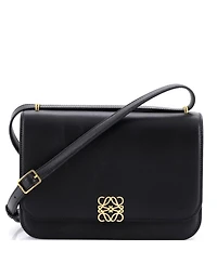 Pre-Owned Loewe Medium Goya Flap Bag Leather