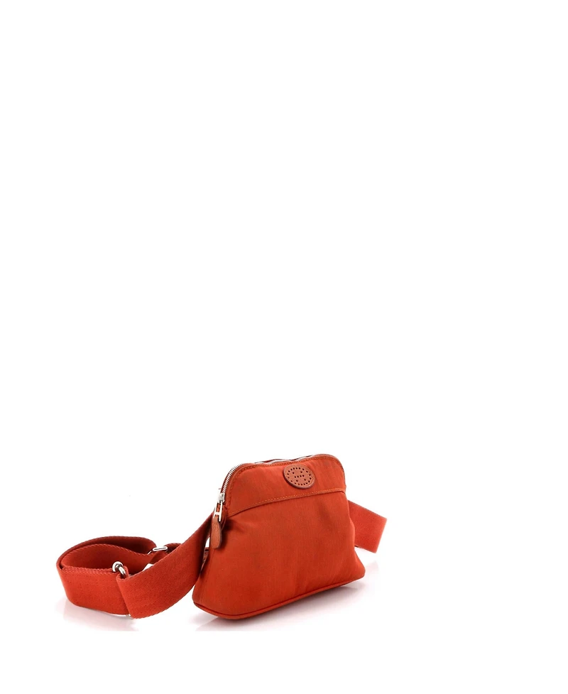 Pre-Owned HERMES Gm Bolide Ceinture Balle de Golf Belt Bag Toile and Leather