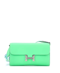 Pre-Owned HERMES Cavale Constance To Go Wallet Evercolor
