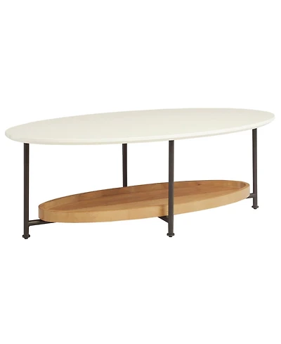 Madison Park Beaumont 2 Tier Oval Coffee Table