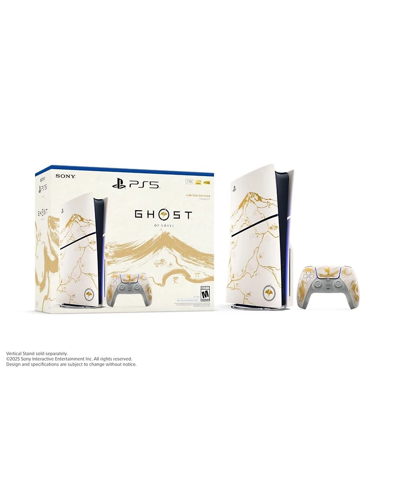 PlayStation PS5 Console Ghost of Yotei Gold Le Bundle + DualSense Chroma Pearl New
