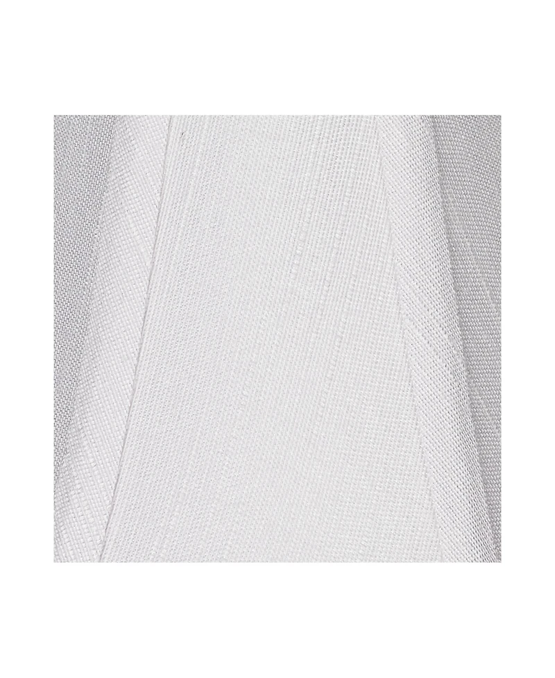 Springcrest Imperial Shade Set of 4 Empire Chandelier Lamp Shades White Small 3" Top x 6" Bottom x 5" High Candelabra Clip-On Fitting