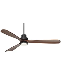 Casa Vieja 66" Delta-Wing Xl Dc Industrial Indoor Ceiling Fan with Led Light Remote Control