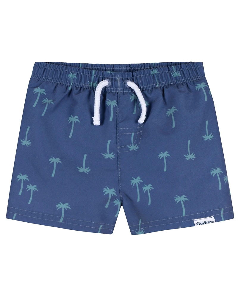 Gerber Toddler Boys 2-Pack Swim Trunks