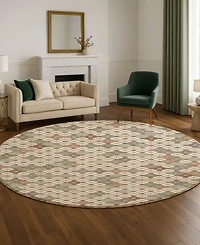 Addison Mayfield AMF1837 8' x 8' Round Area Rug