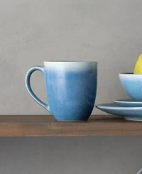 Noritake Colorwave Kiln Azure Mugs, Set of 4