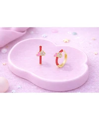 Chanteur Girls Heart Hypoallergenic Earrings with Surgical Titanium Screwbacks