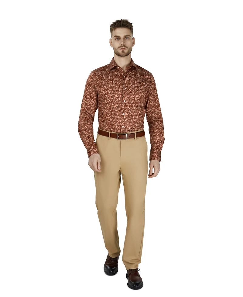 Bar Iii Men's Slim-Fit Daniel Floral Dress Shirt, Macy's Exclusive