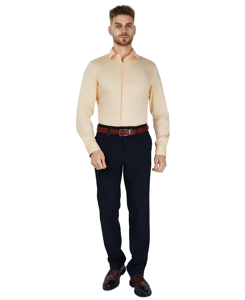 Bar Iii Men's Diamond Dobby Slim Fit Dress Shirt, Macy's Exclusive