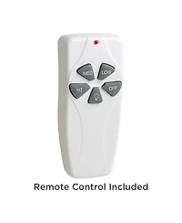 Casa Vieja 60" Province Bronze Led Fan 12-In Rod for 10-Ft Ceiling with Remote