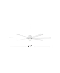 Casa Vieja 72" Airbender Led Ceiling Fan with Remote