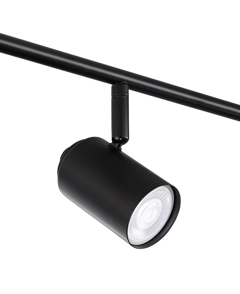 Pro Track Vester 4-Light Heads Led Wall or Ceiling Track Fixture GU10 Dimmable Flexible Modern Kitchen Bathroom 40" Wide