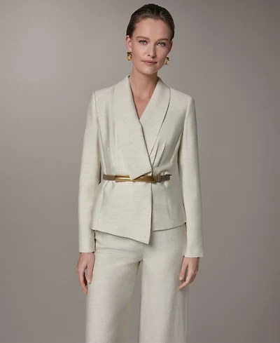 Donna Karan New York Women's Belted Cropped Jacket