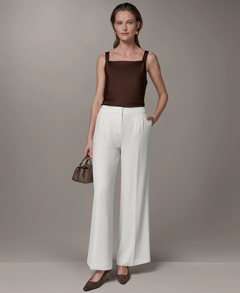 Donna Karan New York Women's Pleated High-Rise Pants