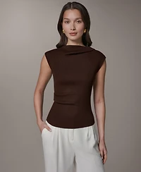 Donna Karan New York Women's Sleeveless Sweater Top