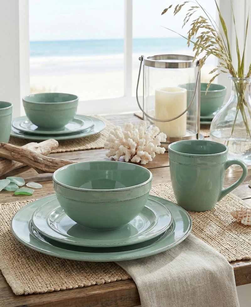 American Atelier Olivia Seafoam 16Pc Dinnerware Set
