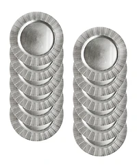 American Atelier Burst Charger Plate 12 Piece Dinnerware Set, Service for 12