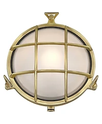 Possini Euro Design Possini Euro Anjali 10"H Bulkhead Outdoor Wall Light Set of 2