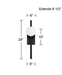 Possini Euro Design Possini Euro Dacia 24" High Indoor/Outdoor Wall Light