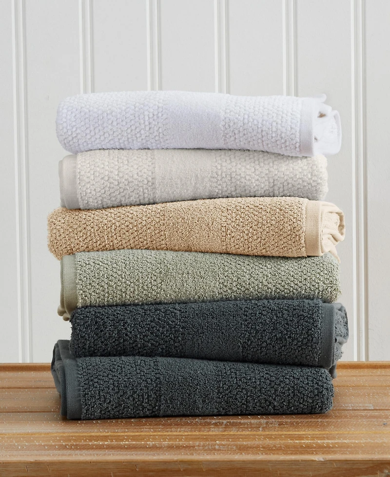Linery and Co. Cotton Quick Dry 6pk Hand Towel Set