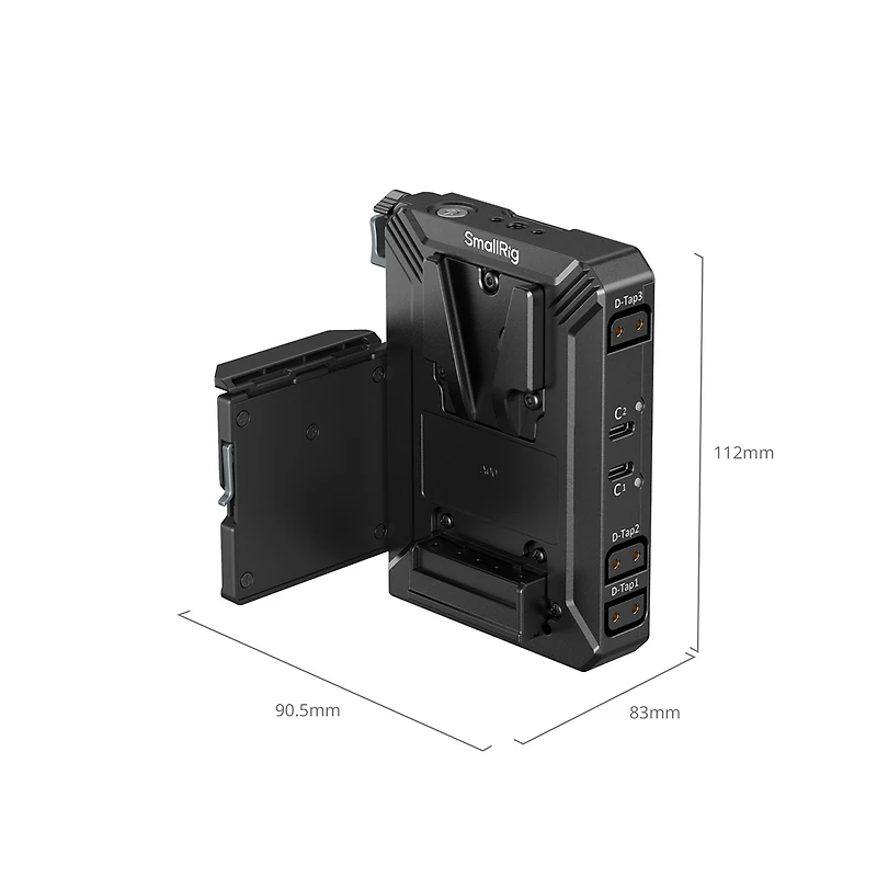 SmallRig V-Mount Battery Mount Plate with Advanced Circuit, Lite Edition