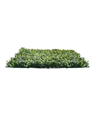 Sugift Artificial Grass Wall Panels, Milan Greenery Boxwood for Privacy